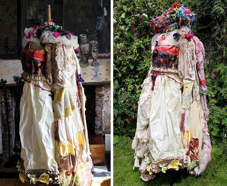 arthouse1 exhibition, glass, ceramic, found wood